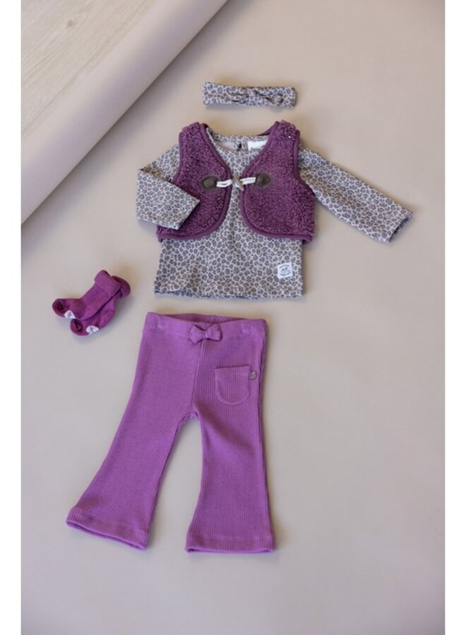 Feetje W25 - Better Together - Flare broek lila