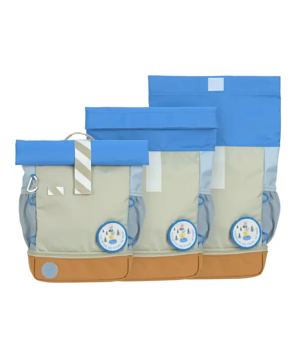 Lässig Lässig - Rolltop Backpack - Sunny Explorer - green blue