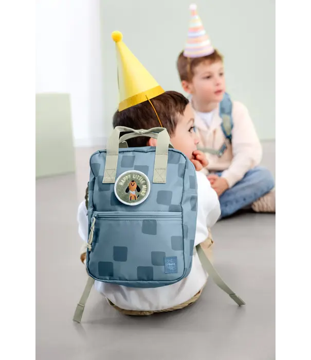 Lässig Lässig - Mini Square Backpack - Pattern Blue