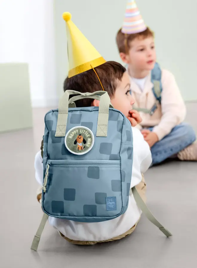 Lässig - Mini Square Backpack - Pattern Blue