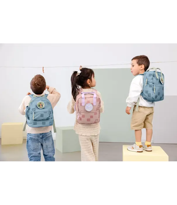 Lässig Lässig - Mini Square Backpack - Pattern Blue
