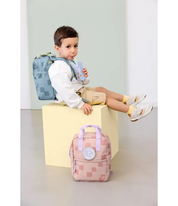 Lässig Lässig - Mini Square Backpack - Pattern Blue