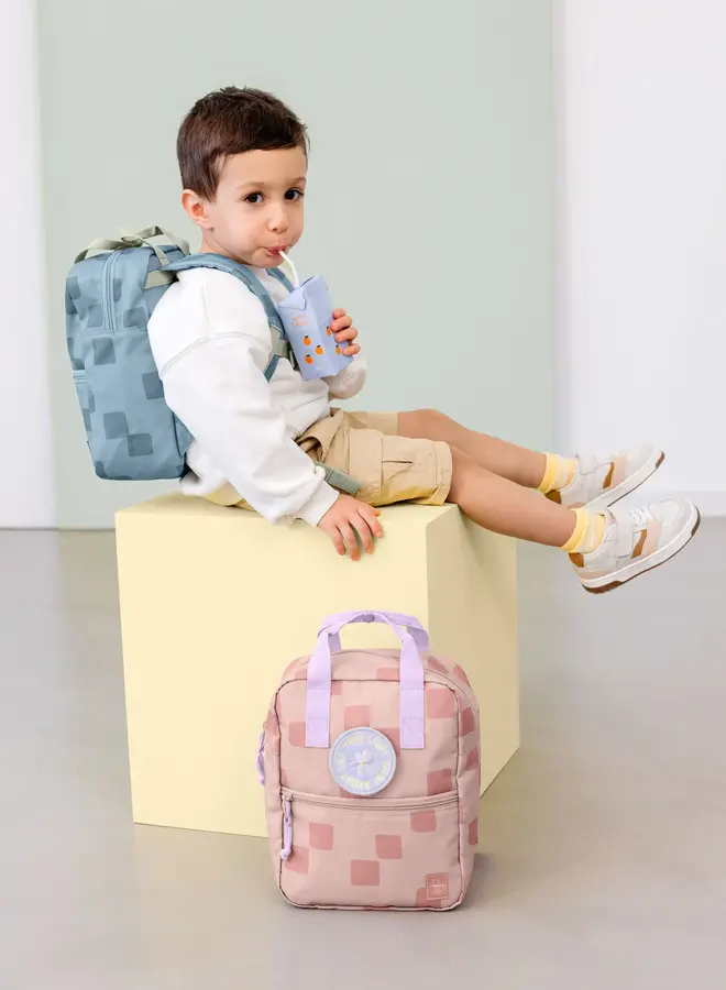 Lässig - Mini Square Backpack - Pattern Blue