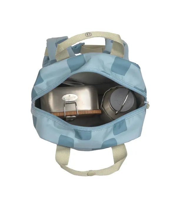 Lässig Lässig - Mini Square Backpack - Pattern Blue