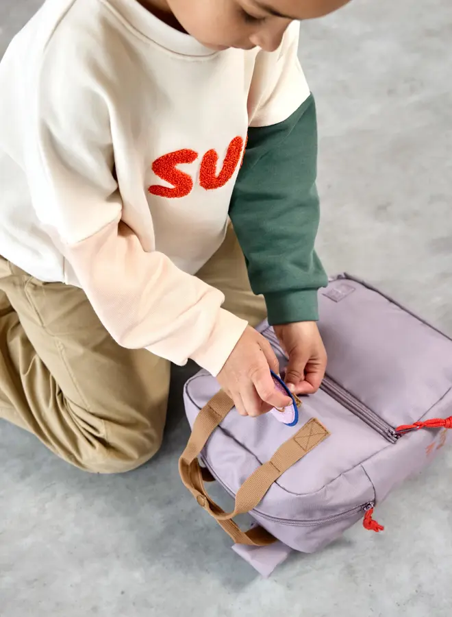 Lässig - Mini Square  Backpack Little gang - Lilac