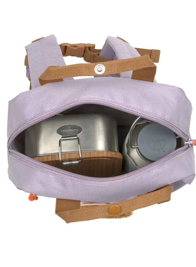 Lässig - Mini Square  Backpack Little gang - Lilac