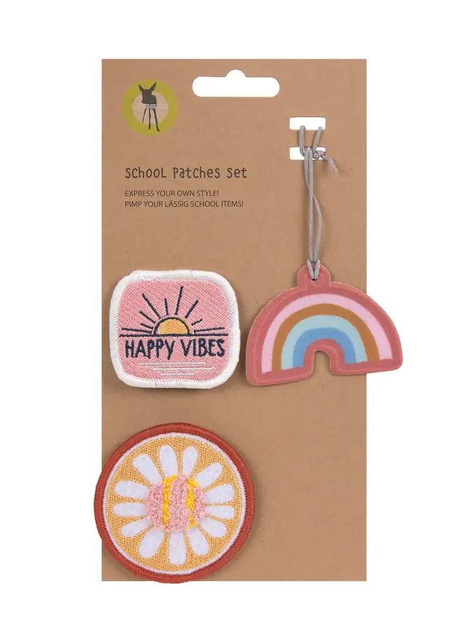 Lässig - School patches set - Happy