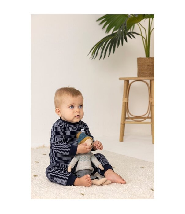 Feetje Feetje - Wafelpyjama - Royal Blue