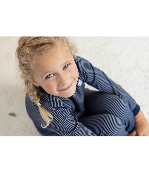 Feetje Feetje - Wafelpyjama - Royal Blue