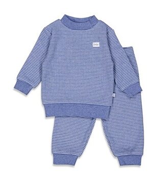 Feetje Wafelpyjama - Blue melange