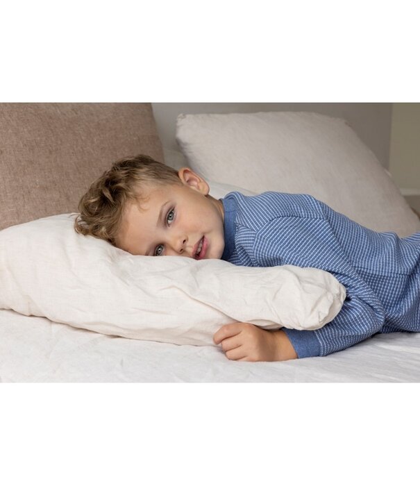 Feetje Feetje Wafelpyjama - Blue melange