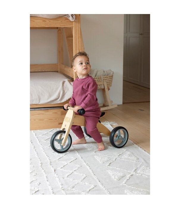 Feetje Feetje Wafelpyjama fam - Berry