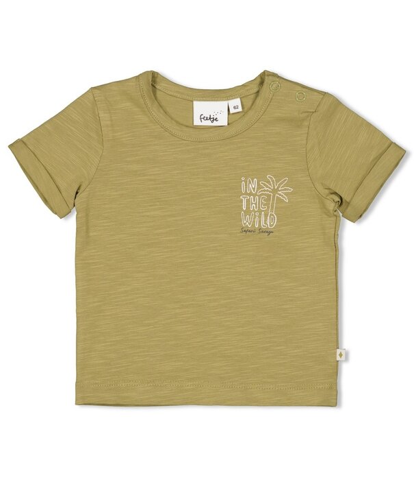Feetje T-shirt - Safari Savage - Groen