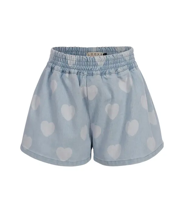 Looxs Heart denim1