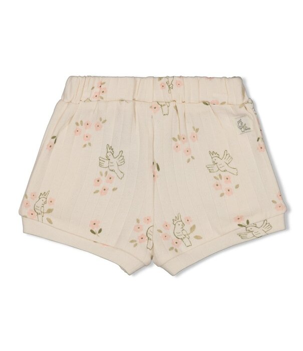 Feetje Short pointelle rib AOP - Let Your Dreams Blossom
