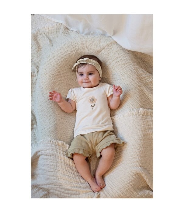 Feetje Short crinkle ruches AOP - Let Your Dreams Blossom