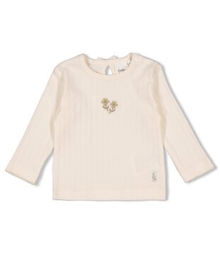Longsleeve pointelle rib - Let Your Dreams Blossom