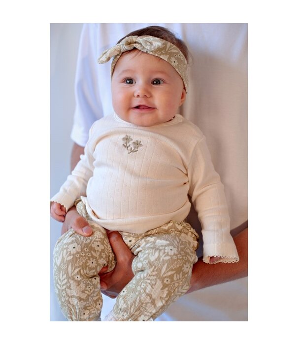 Feetje Longsleeve pointelle rib - Let Your Dreams Blossom