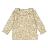 Longsleeve crinkle ruches AOP - Let Your Dreams Blossom