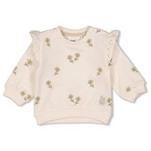 Sweater AO embroidery relaxed fit - Let Your Dreams Blossom