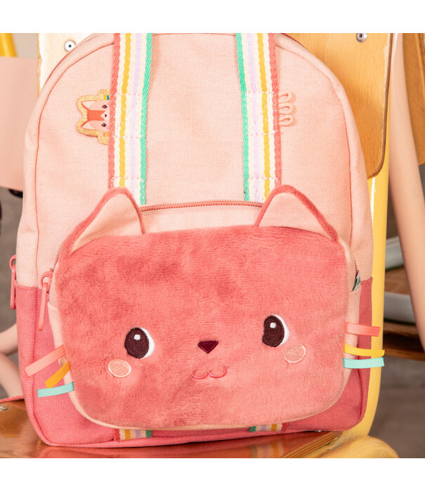 Lilliputiens Lilliputiens - Roze rugzak Framboos