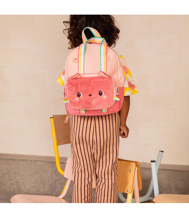 Lilliputiens Lilliputiens - Roze rugzak Framboos