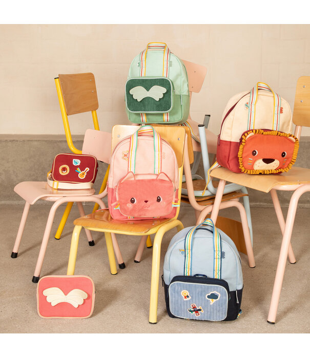 Lilliputiens Lilliputiens - Roze rugzak Framboos