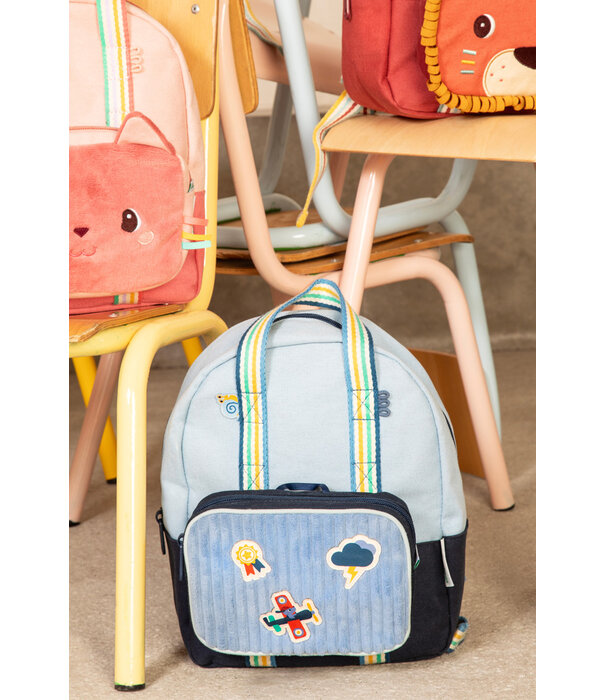 Lilliputiens Lilliputiens - Blauwe rugzak oceaan