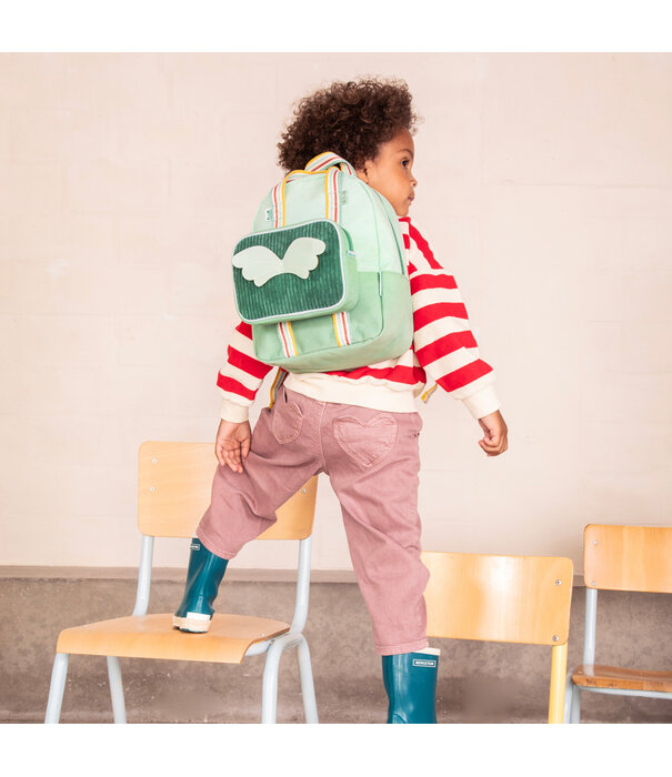 Lilliputiens Lilliputies - Groene rugzak Appel