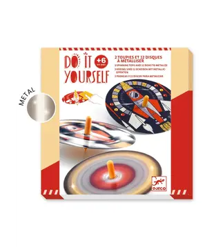 Djeco - Spinning Tops DIY - Hypno cosmos