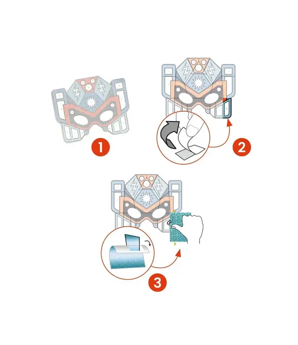 Djeco Djeco - Masks DIY - Super Robots