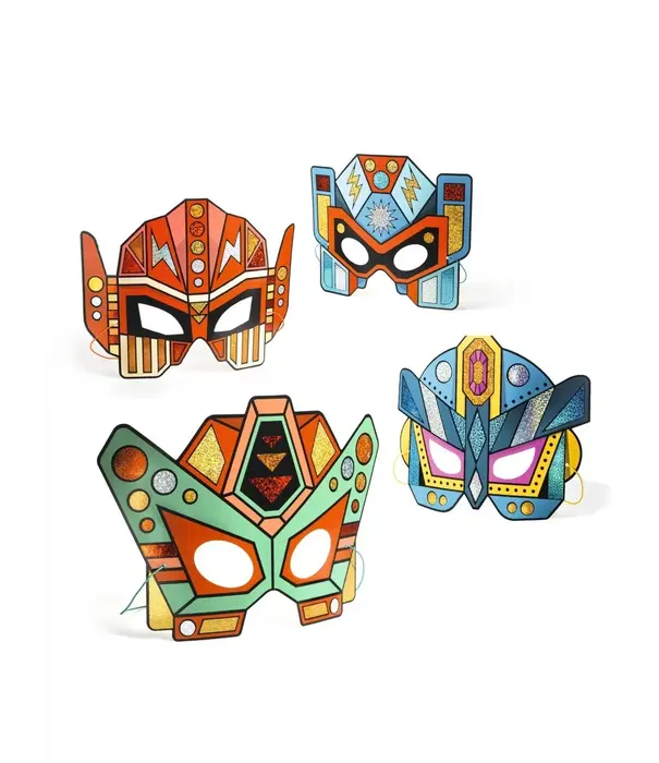 Djeco Djeco - Masks DIY - Super Robots