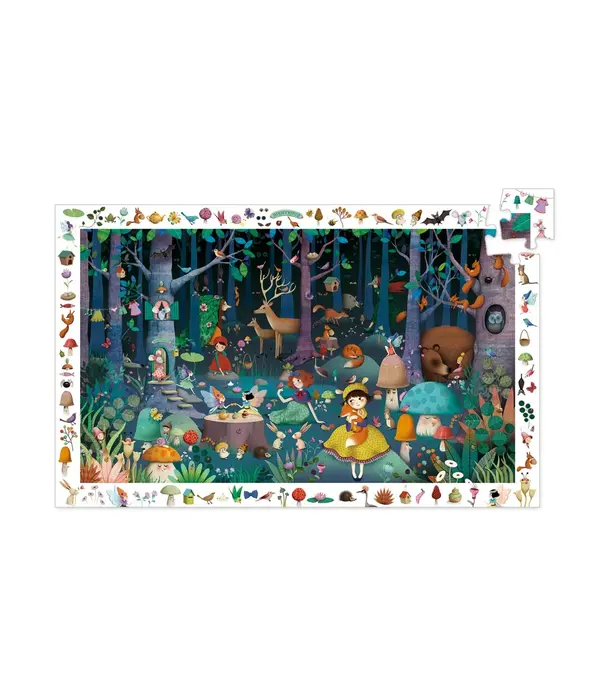 Djeco Djeco - Observatiepuzzel - Betoverde bos