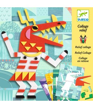 Djeco - Relief collage - Monster gallery