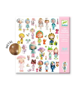 Djeco - Textured stickers - The little world of Tinyly