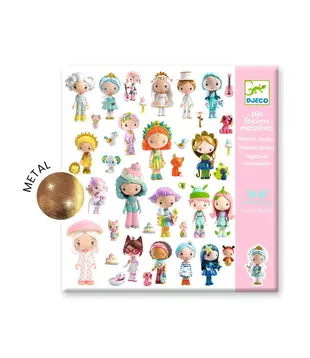 Djeco - Textured stickers - The little world of Tinyly