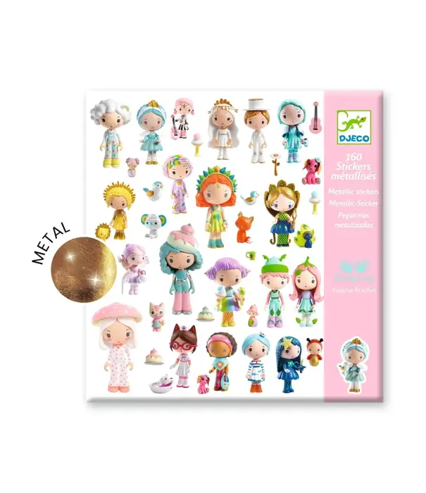 Djeco Djeco - Textured stickers - The little world of Tinyly