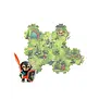 Djeco - Arty Toys - Puzzl' Up voras furious