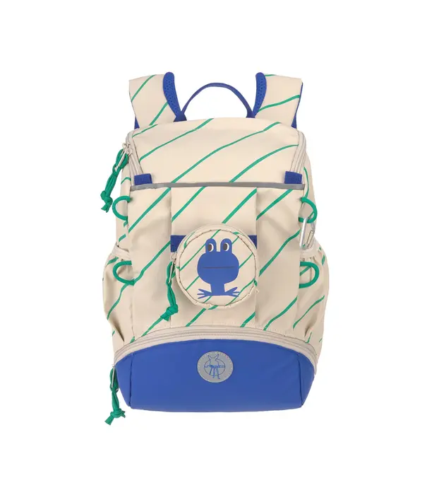 Lässig Lässig - Mini outdoor Backpack Up - Happy Trails Frog