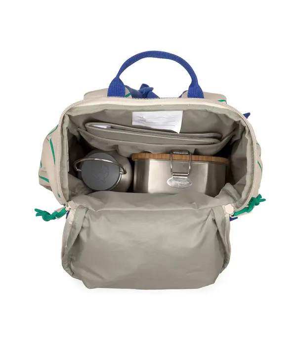 Lässig Lässig - Mini outdoor Backpack Up - Happy Trails Frog