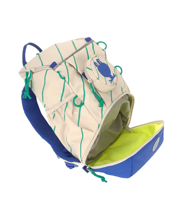Lässig Lässig - Mini outdoor Backpack Up - Happy Trails Frog