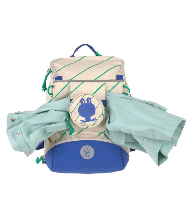 Lässig Lässig - Mini outdoor Backpack Up - Happy Trails Frog