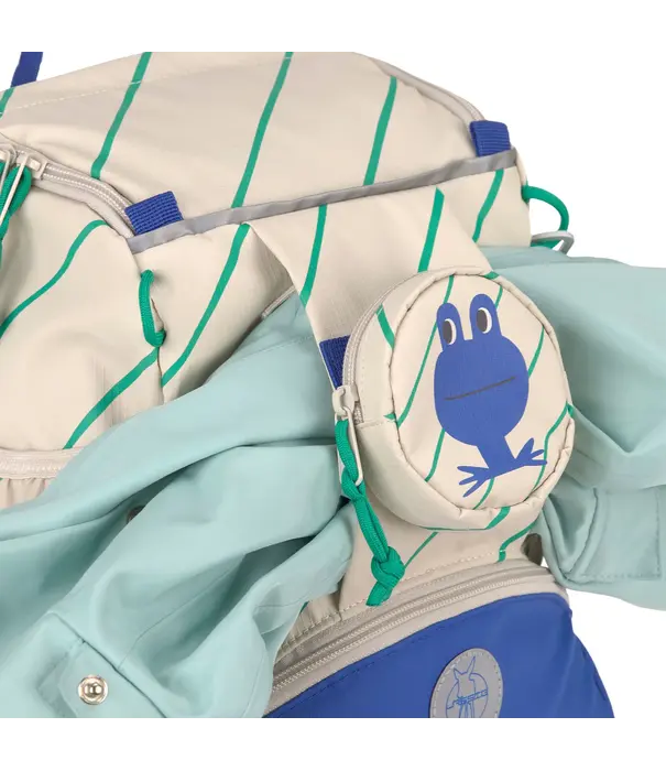 Lässig Lässig - Mini outdoor Backpack Up - Happy Trails Frog