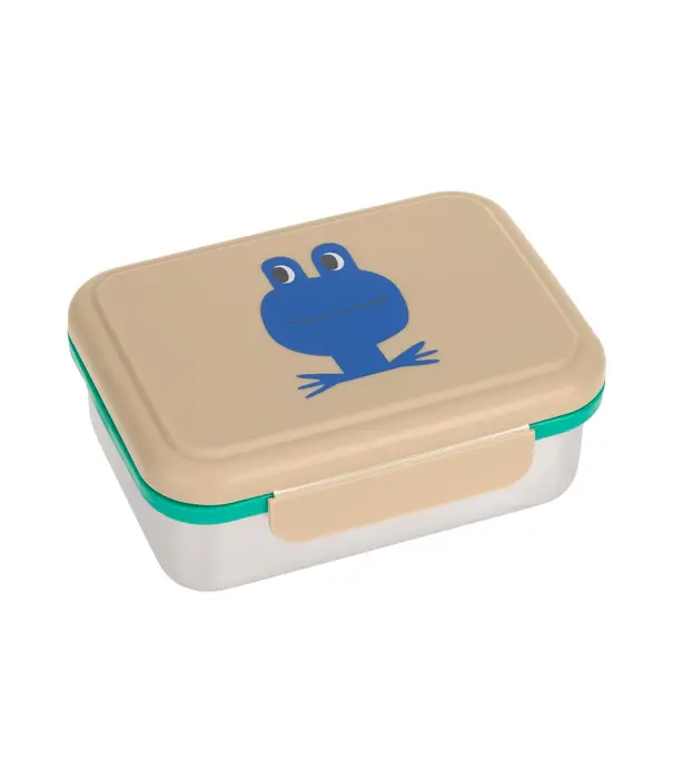 Lässig Lässig - Lunchbox Stainless Steel Happy Trails - Frog