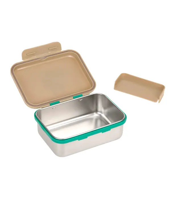 Lässig Lässig - Lunchbox Stainless Steel Happy Trails - Frog
