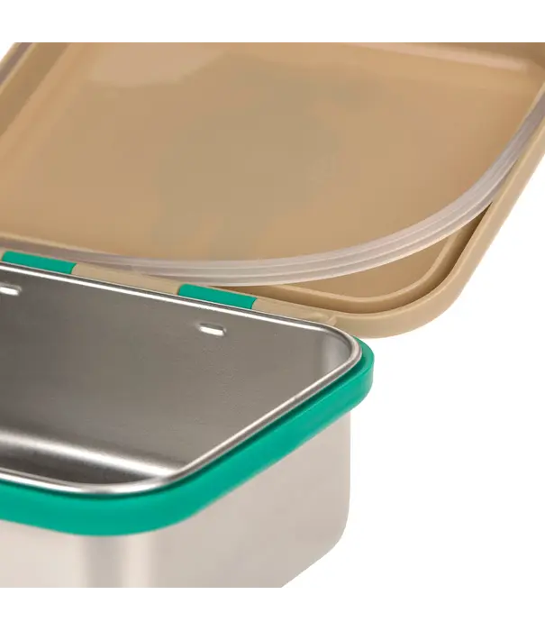 Lässig Lässig - Lunchbox Stainless Steel Happy Trails - Frog