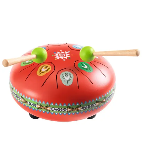 Djeco Djeco - Tongtrommel - Animambo Rood