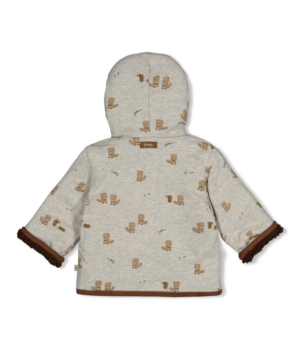 Feetje W26 -Omkeerbaar teddy jasje met capuchon - Tiny Timber Tales