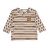 W26 -Longsleeve rib met streep - Tiny Timber Tales