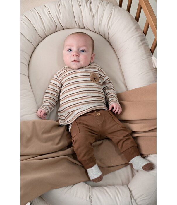 Feetje W26 -Longsleeve rib met streep - Tiny Timber Tales